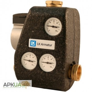 LK Armatur LK 810 ThermoMat G 60 C 1 1/4 Термостатичний змішувальний Вузол