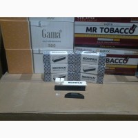 Сигаретные гильзы Slim KORONA, набор: 2 пачки по 500 штук + машинка