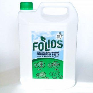 Органічний стимулятор росту рослин FOLIOS універсальний 5л. (концентрат)