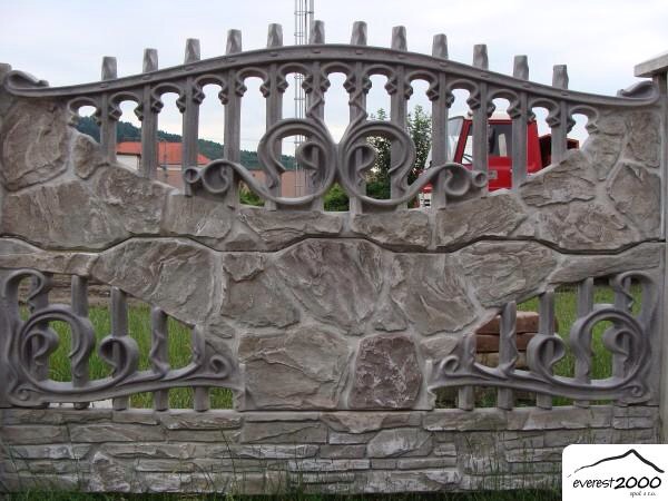 Фото 2. Бетонный забор еврозабор.Ворота, калитки