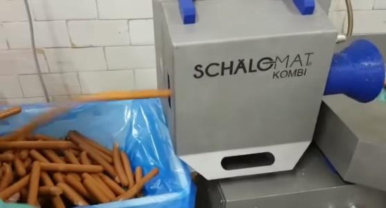 Машина для знімання оболочки з сосисок пиллер SCHALOMAT Kombi Німеччина