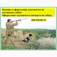 Регистрируем собак с выдачей охотничьего паспорта, Харьков