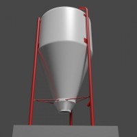 Силос бункер склопластиковий для комбікорму та сипучих 4, 0-15, 0 м.куб