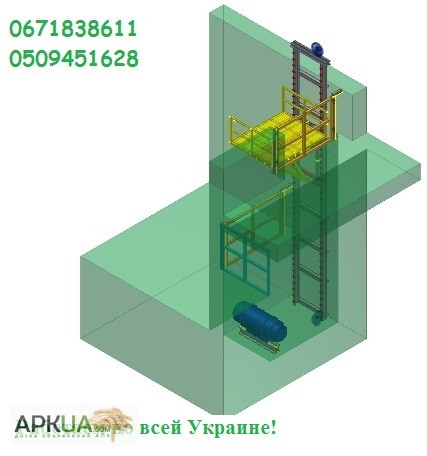 Фото 10. Производство грузовых электрических подъёмников! Грузовые подъёмники-лифты. Украина