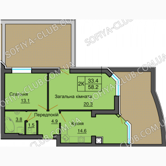 Купить квартиру в ЖК Sofia Residence в Софиевской Борщаговке