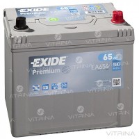 Аккумулятор EXIDE PREMIUM 65Ah-12v EA654 (230х173х222) | R, EN580 (Корея)
