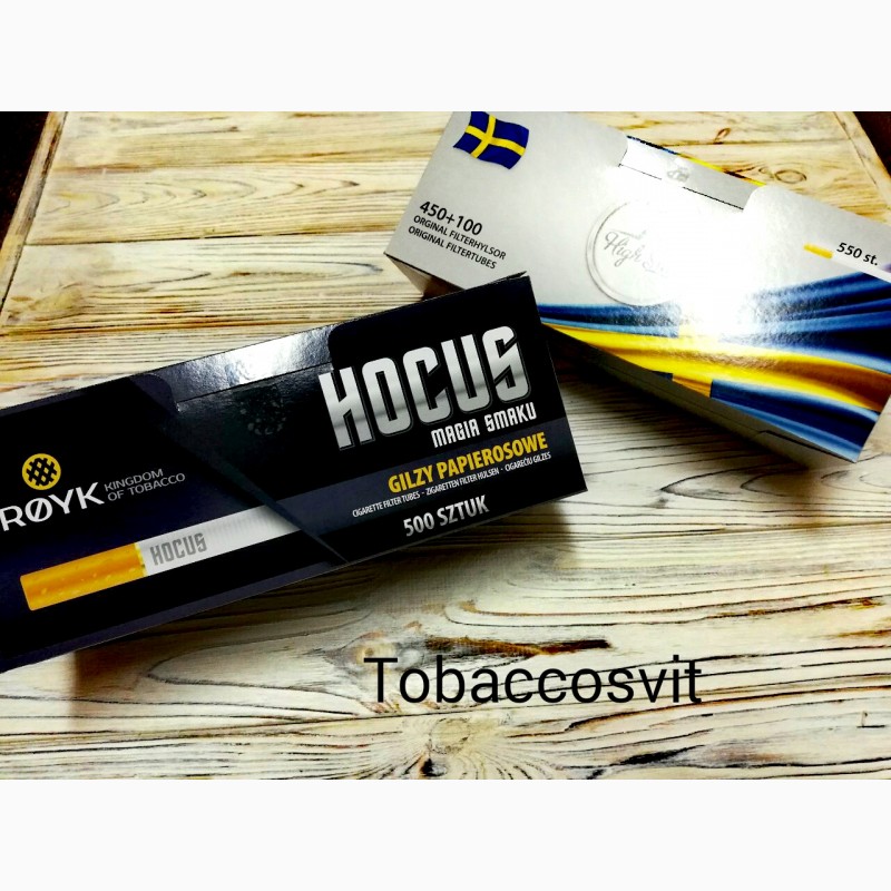 Фото 10. Гильзы для сигарет Набор HOCUS Black+ Firebox 500