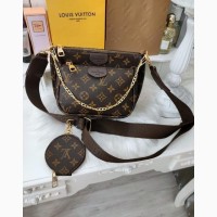 Жіноча сумка Луи Виттон тройка брендова сумочка клатч кроссбоді