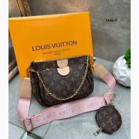 Жіноча сумка Луи Виттон тройка брендова сумочка клатч кроссбоді
