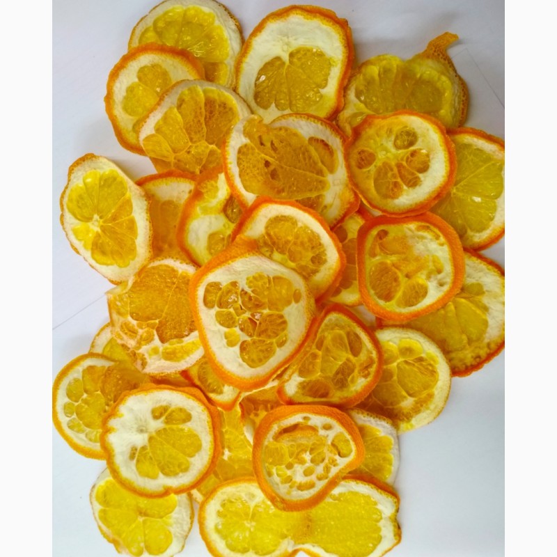 Сушеный апельсин (второй сорт), апельсин для чая, 500 г