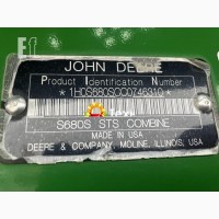 Комбайн John Deere S680 2012 р.в