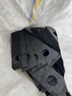 Фото 2. Молотки для подрібнювачів зі зносостійкою сталі для абразиву
