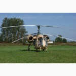 Вертолет для опрыскивания пшеницы