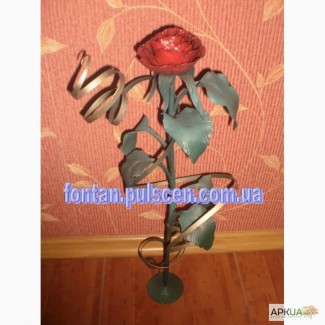 Кованые розы необычный подарок для девушки на новый год 8 марта Коана роза троянда