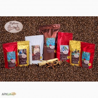 Кофе в зернах свежей обжарки Арабика, Робуста, бленды