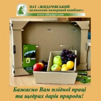 Гофротара (лотки з гофрокартону) для овочів, фруктів та ягід від виробника