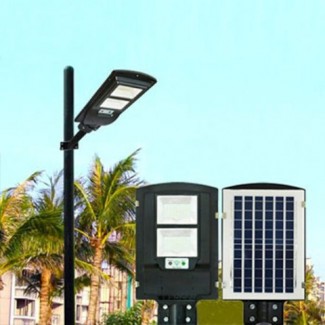 Уличный фонарь на солнечных батареях с датчиком движения, светильник