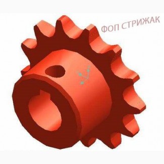 Звездочка ЗТЗУ 00.120-02 (Z=13) диаметр 20