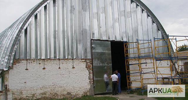 Фото 10. Бескаркасные арочные ангары, напольные зернохранилища, склады