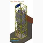 Грузовой (лифт) подъёмник грузоподъёмностью 1000 кг шахтный электрический. Украина