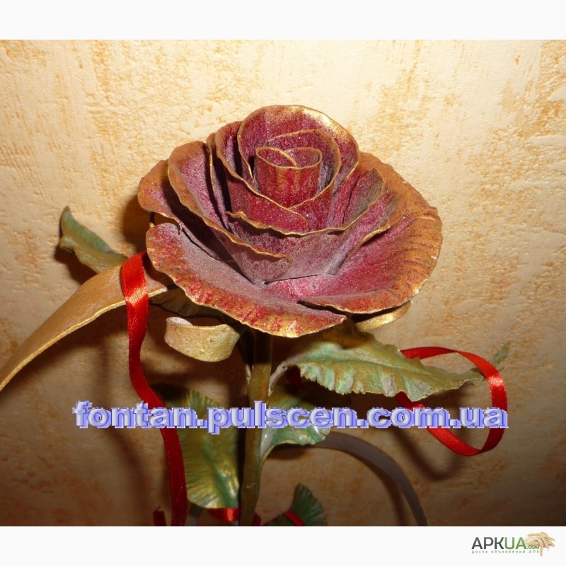 Фото 13. Кованые розы сувенир подарок для девушки в Новый год 8 марта Кованая роза кована троянда