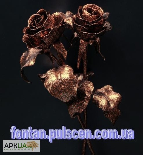 Фото 20. Кованые розы сувенир подарок для девушки в Новый год 8 марта Кованая роза кована троянда