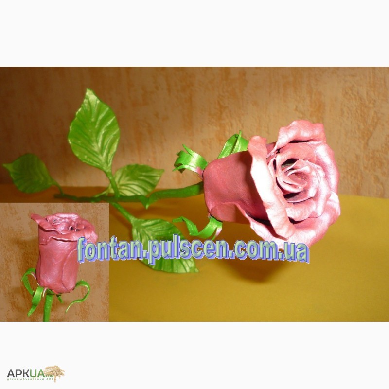 Фото 5. Кованые розы сувенир подарок для девушки в Новый год 8 марта Кованая роза кована троянда