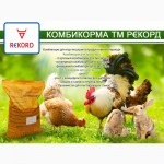 Комбикорм для цыплят-бройлеров ТМ РЕКОРД