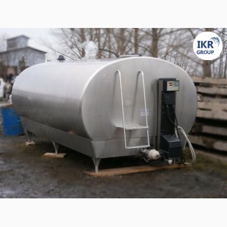 Танк охладитель молока Б/У DELAVAL 10000 закрытого типа объемом 10000 литров
