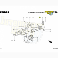 Втулка 35х52х20 моста Carraro, Claas, John Deere, Manitou 322503, 3225030, 322503.0