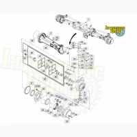 Втулка 35х52х20 моста Carraro, Claas, John Deere, Manitou 322503, 3225030, 322503.0