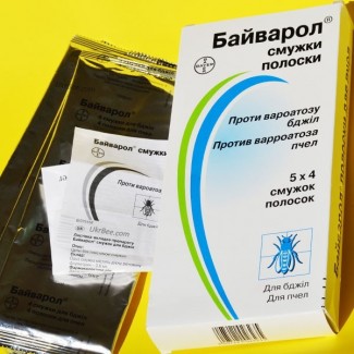 Байварол полоски, для лечения и профилактики варроатоза пчел