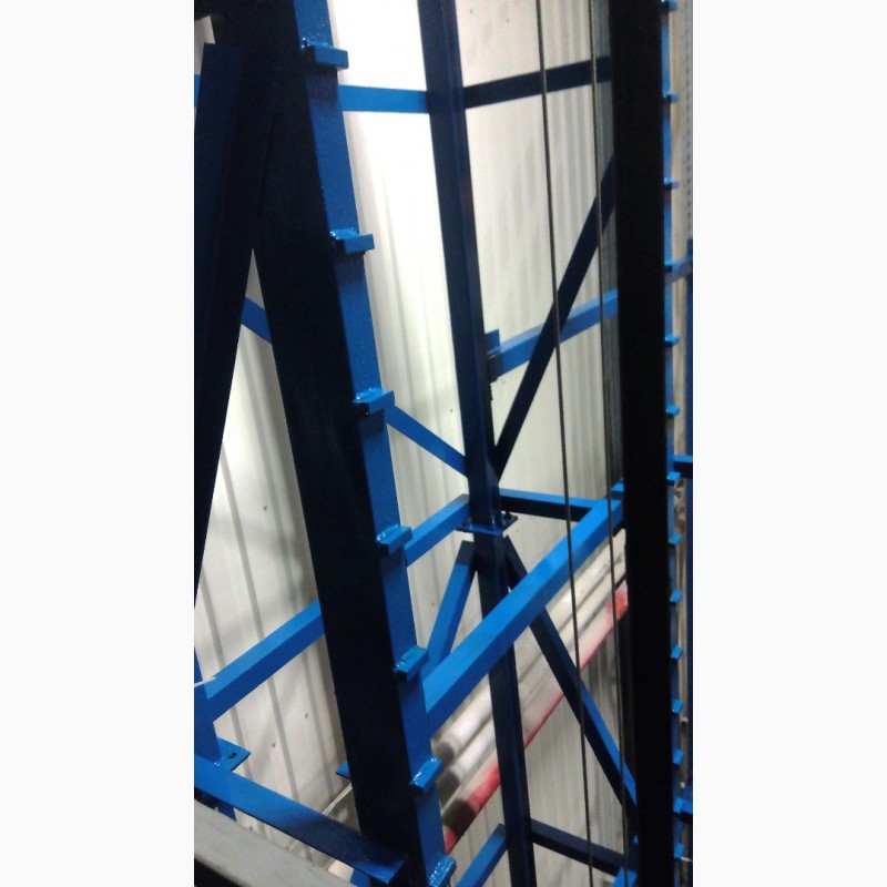 Фото 7. Подъёмник-лифт в металлической несущей шахте под заказ
