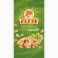 Пропоную арахіс смажений з різними смаками 60 г TM Elvin