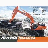 Новый гусеничный экскаватор Doosan DX420LCA