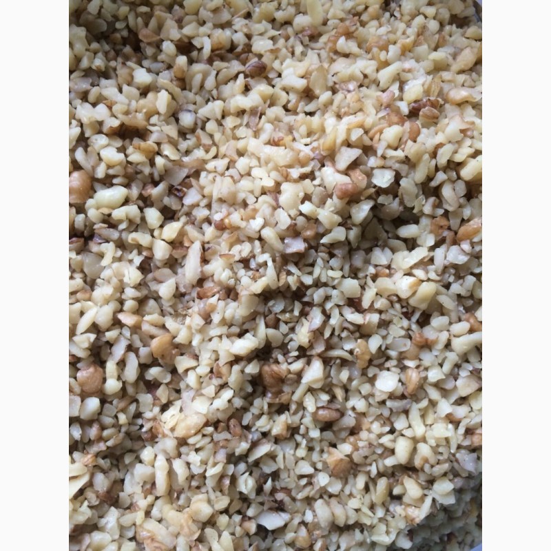 Крошка Грецкого Ореха светлая, урожай 2017г.Калибр 2-4, 4-6, 6-8 мм, 5-10т в неделю