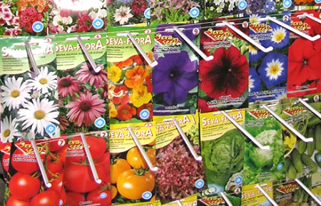 Семена овощей и цветов доставка почтой по Украине