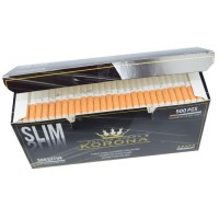 Сигаретные Гильзы KORONA SLIM 500 шт | Гільзи/Набивачки/Ароматизатори