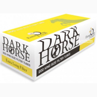 Сигаретные гильзы Dark Horse коричневые | От ТАБАК ОПТ !! Акция