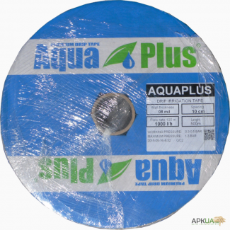 Капельная лента со щелевидным эмиттером Aqua Plus (Аква Плюс)