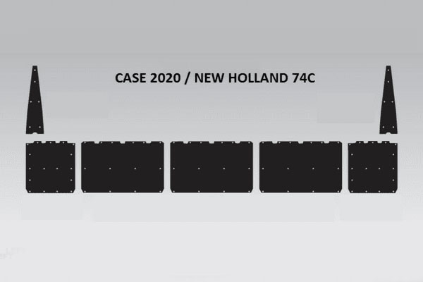 Фото 2. Комплект защиты жатки Case 2020 dual drive 7.6м