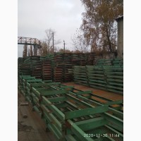 Продам металлические фермы, стеллажи потолочные палетные б/у по 12 м.п