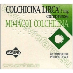Таблетки Колхицин (Colchicine) купирование подагры