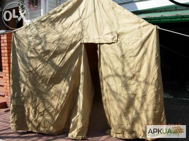 Фото 6. Тенты, навесы брезентовые, палатки армейские любых размеров, пошив