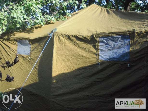 Фото 8. Тенты, навесы брезентовые, палатки армейские любых размеров, пошив