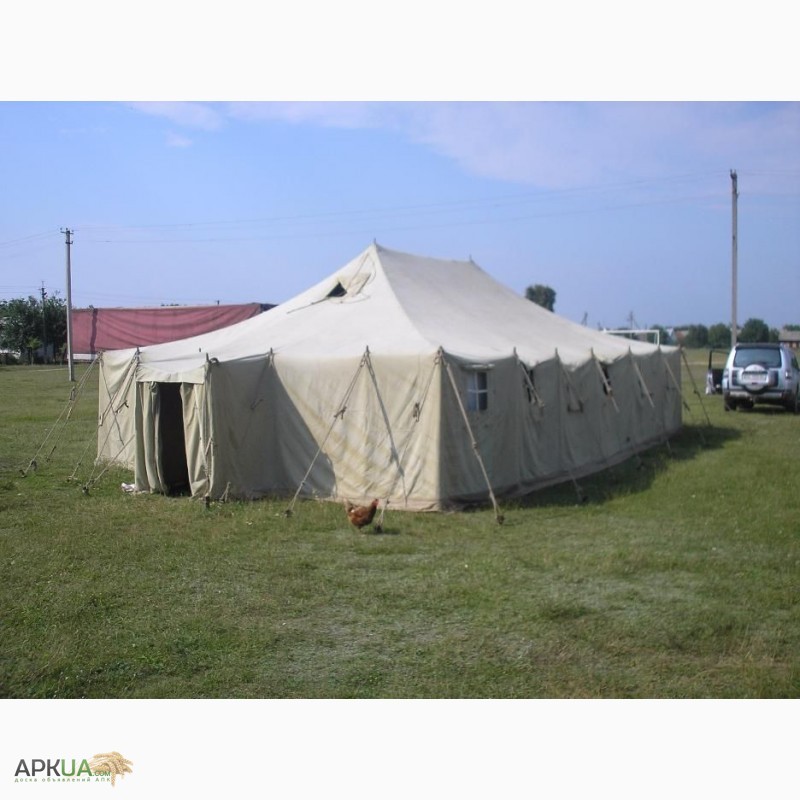 Фото 9. Тенты, навесы брезентовые, палатки армейские любых размеров, пошив