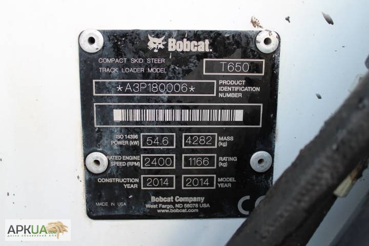 Фото 2. Предлагаем мини-погрузчик Bobcat T650 (918)