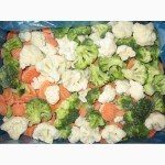 Овощная смесь Царский салат - состав: морковка кольцо, капуста брокколи, капуста цветная