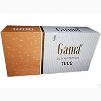 GAMA 1000!!! Гильзы для сигарет, гильзы для табака, сигаретные гильзи-Польща