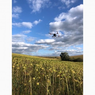 Обробка полів аграрними дронами XAG XP 2020. Внесенняя ЗЗР